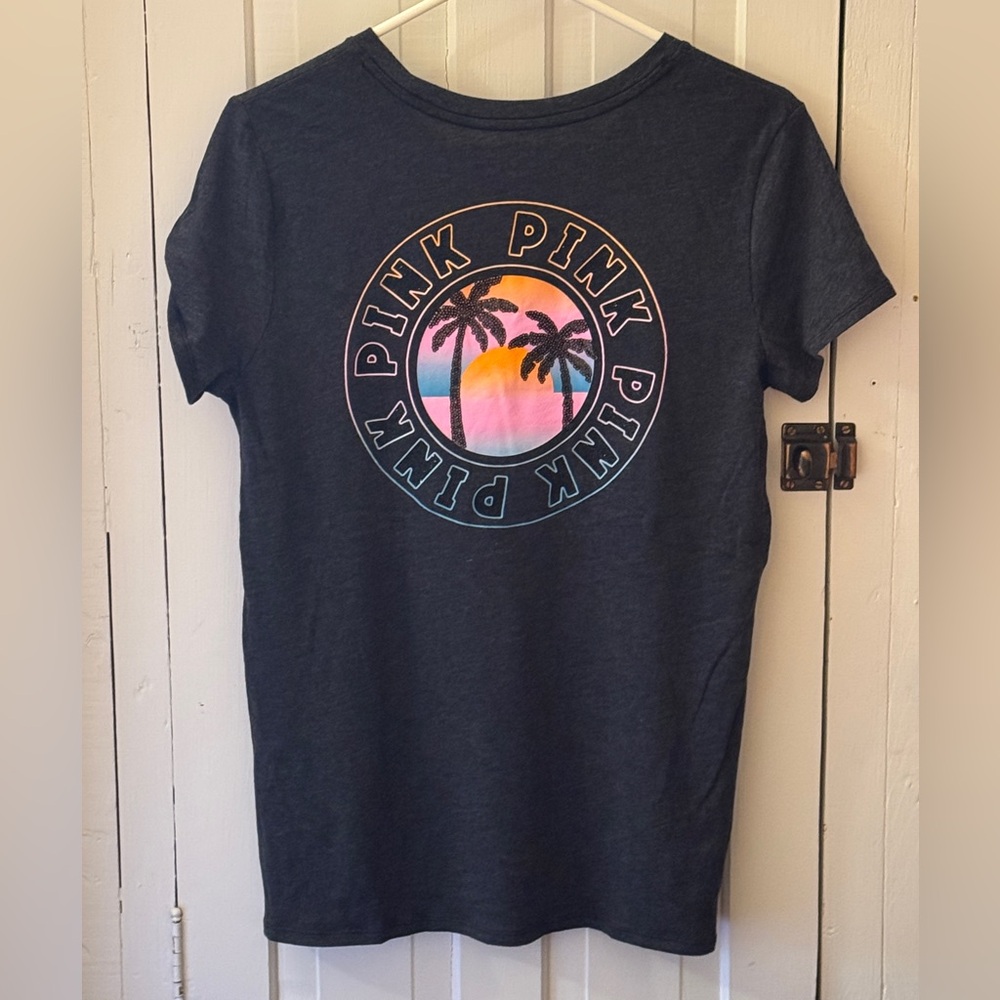 PINK Palm Tree T-shirt